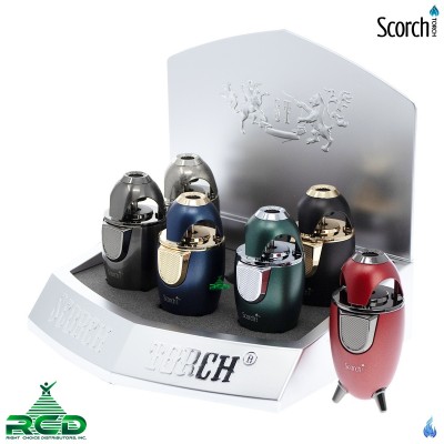 SCORCH TORCH SINGLE FLAME STOMIC ROCKET HEAVY METAL TORCH - STDS212 6CT/ DISPLAY